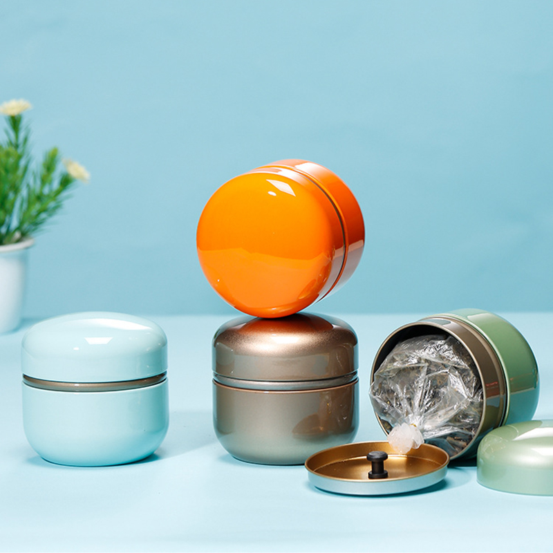Tin Container Lid - 50g gegalvaniseerde blik thee opslagblik -