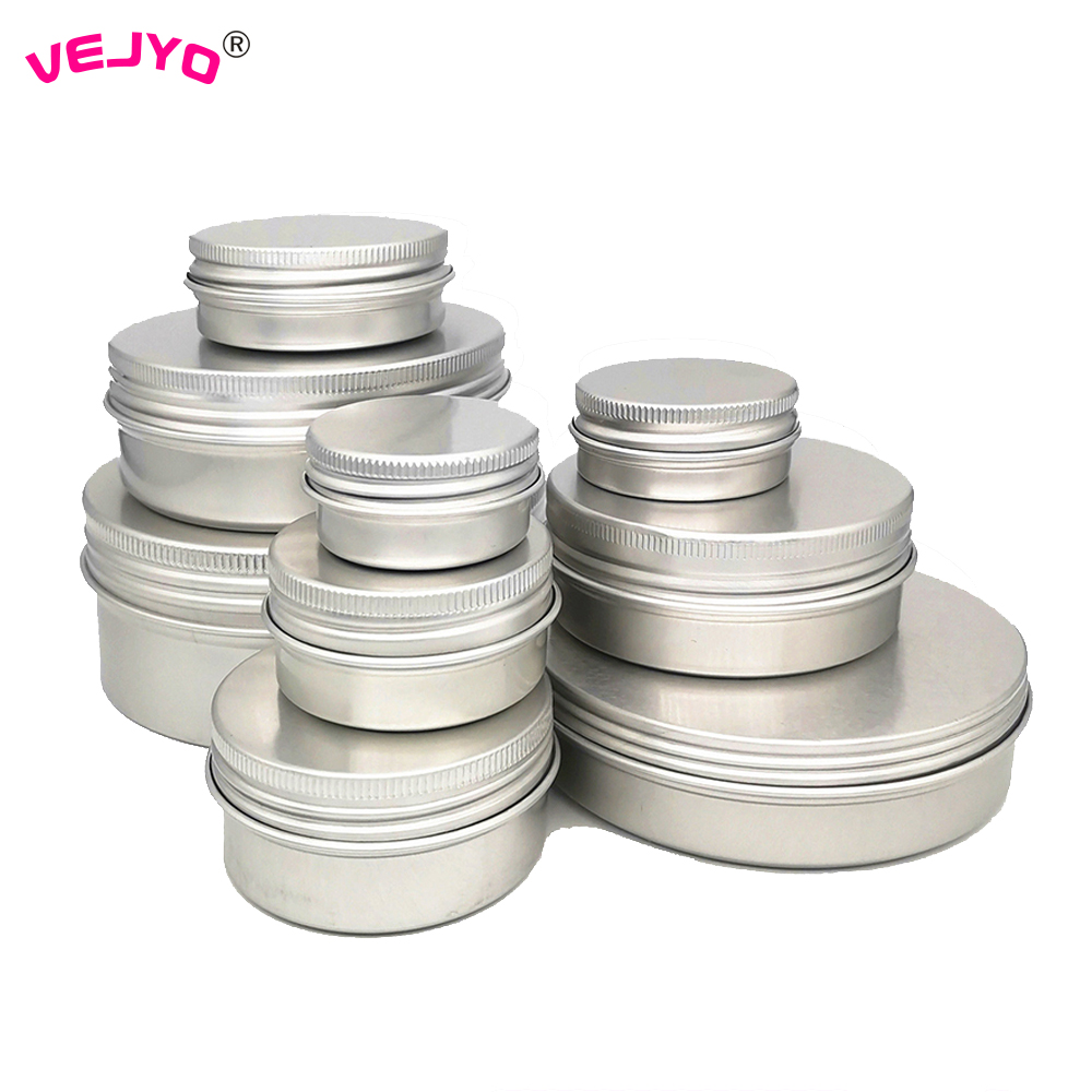 Tin Container Lid - 50 stuks cosmetica container aluminium kaars
