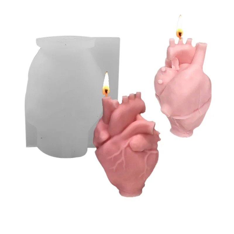 Candle Making Diy Kit - DIY Menselijk Hart Siliconen Kaars Mallen