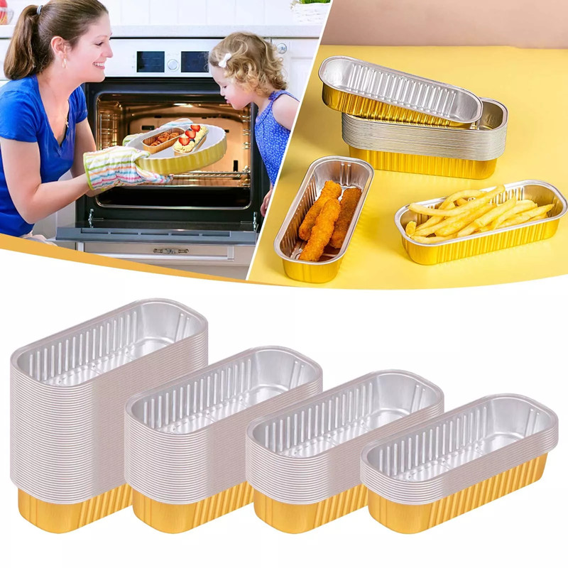 Tin Container Lid - 10 Stuks Wegwerp Aluminiumfolie Blikken Doos