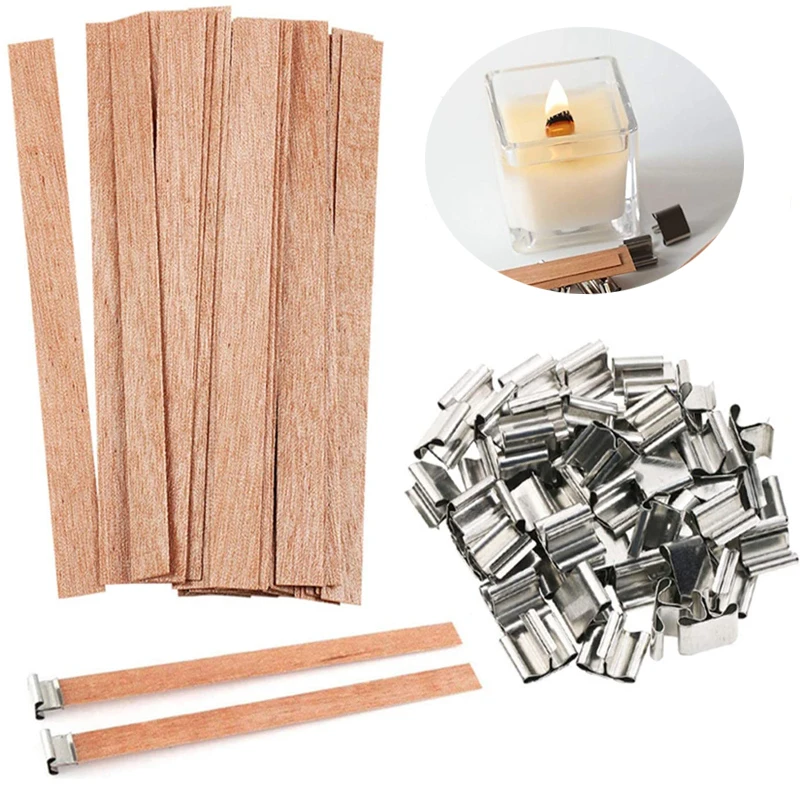 Candle Making Homewood - 10Sets Houten Kaarsen Van Topkwaliteit Met
