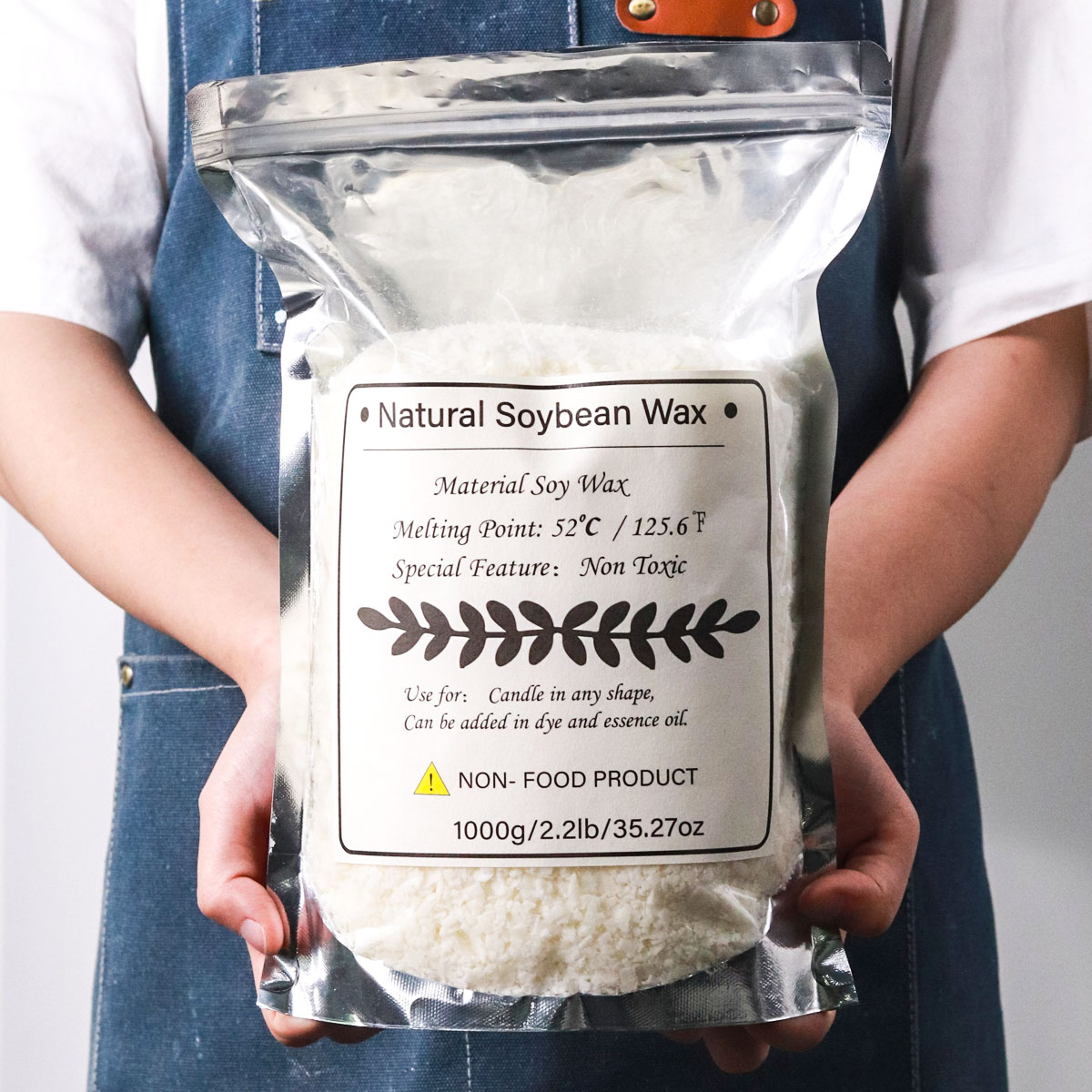 Candle Making Soy Wax - 1KG Natuurlijke Soja Wax Korrelige Geurkaars
