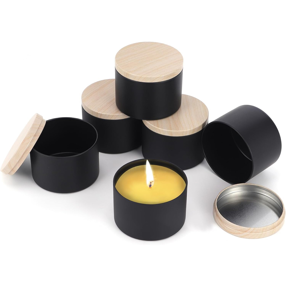Witte kaarsenblikken met dekse - Candle Making Homewood recensie en prijs