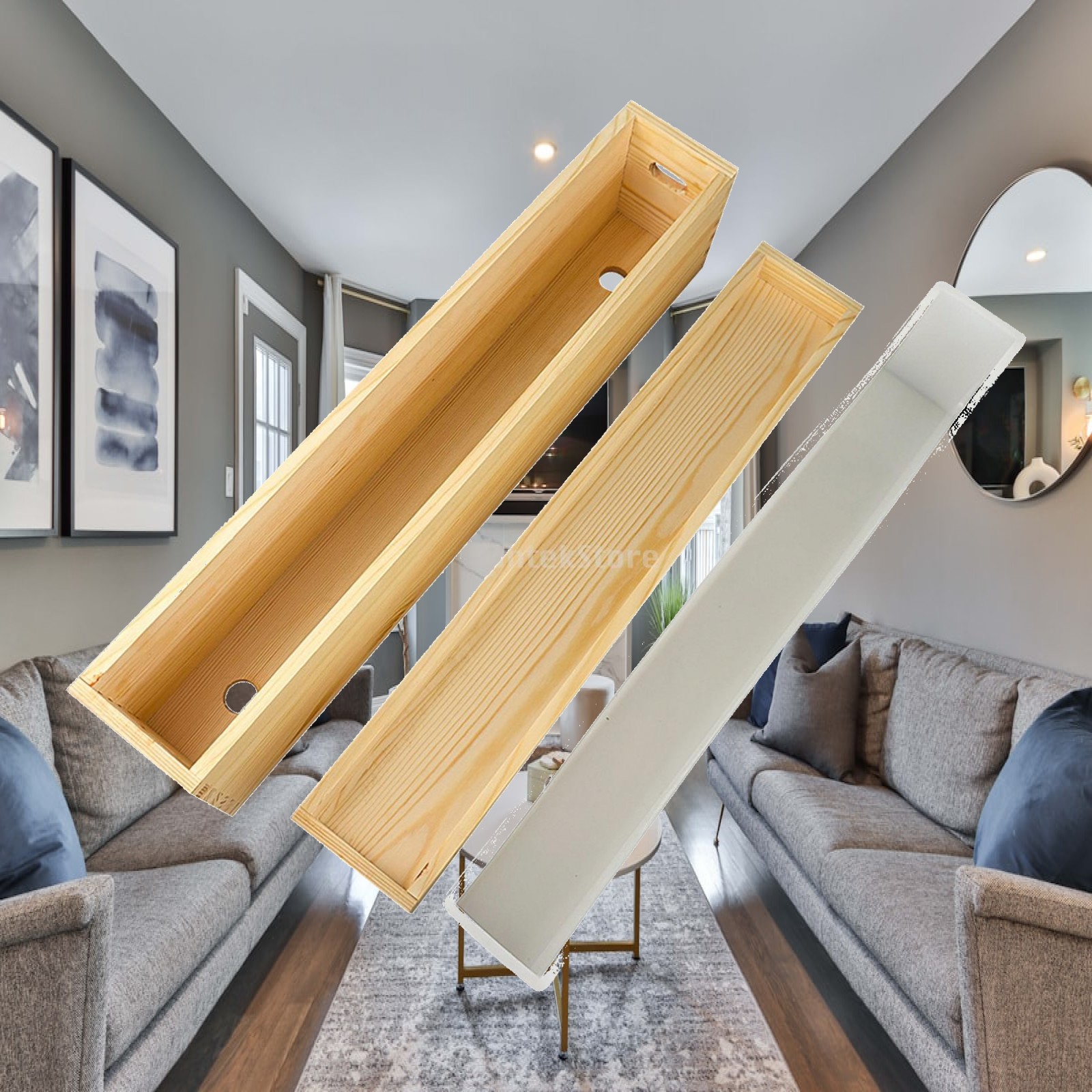 Siliconen zeepvorm met houten  - Candle Making Homewood recensie en prijs