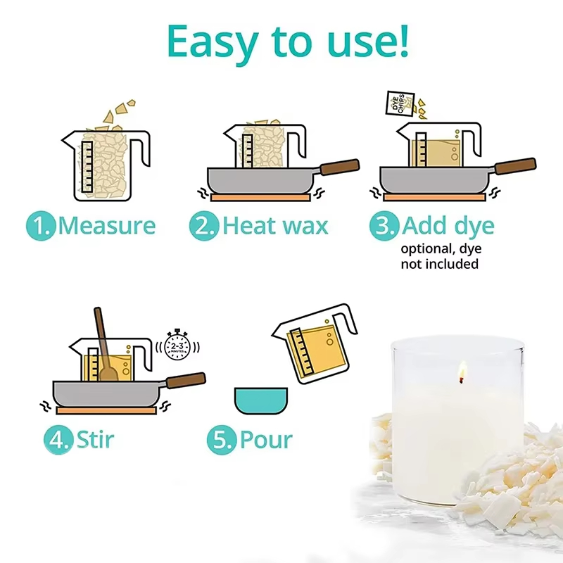 1kg/500/250/100g Pure Sojawas  - Candle Making Soy Wax recensie en prijs