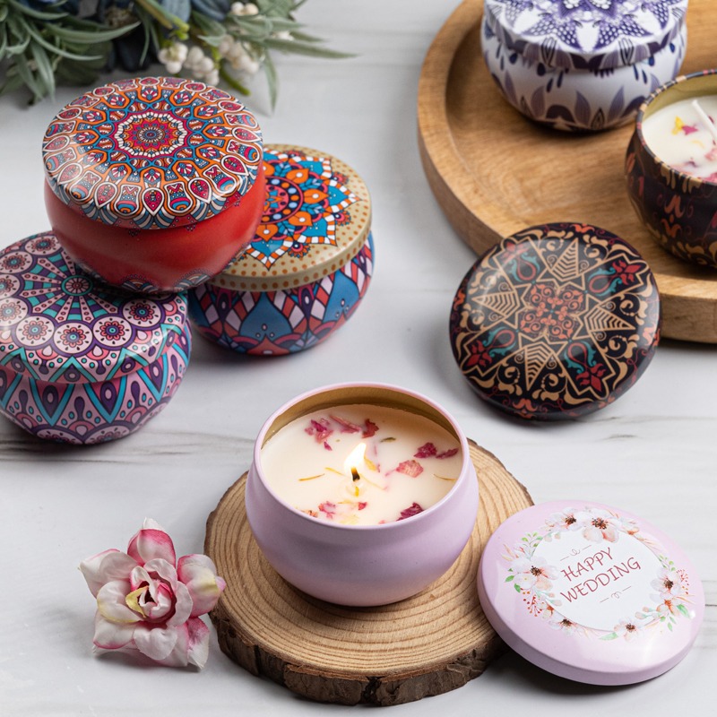 12 stuks premium bloemen bedru - Tin Container Lid recensie en prijs