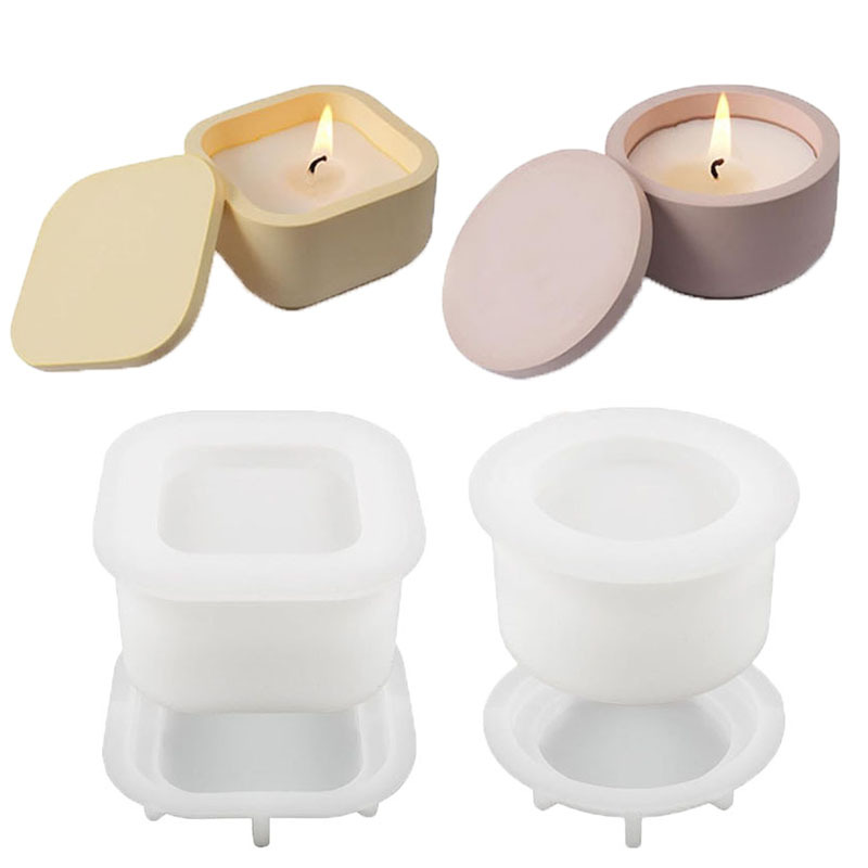 1set DIY kaarspot siliconen ma - Candle Making Jars With Lids recensie en prijs