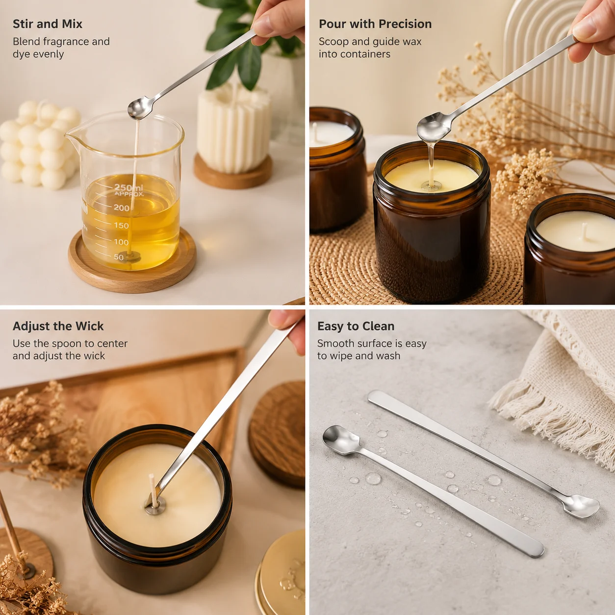 1/2 STUKS RVS Kaarsenmaak Lepe - Candle Making Instructions recensie en prijs