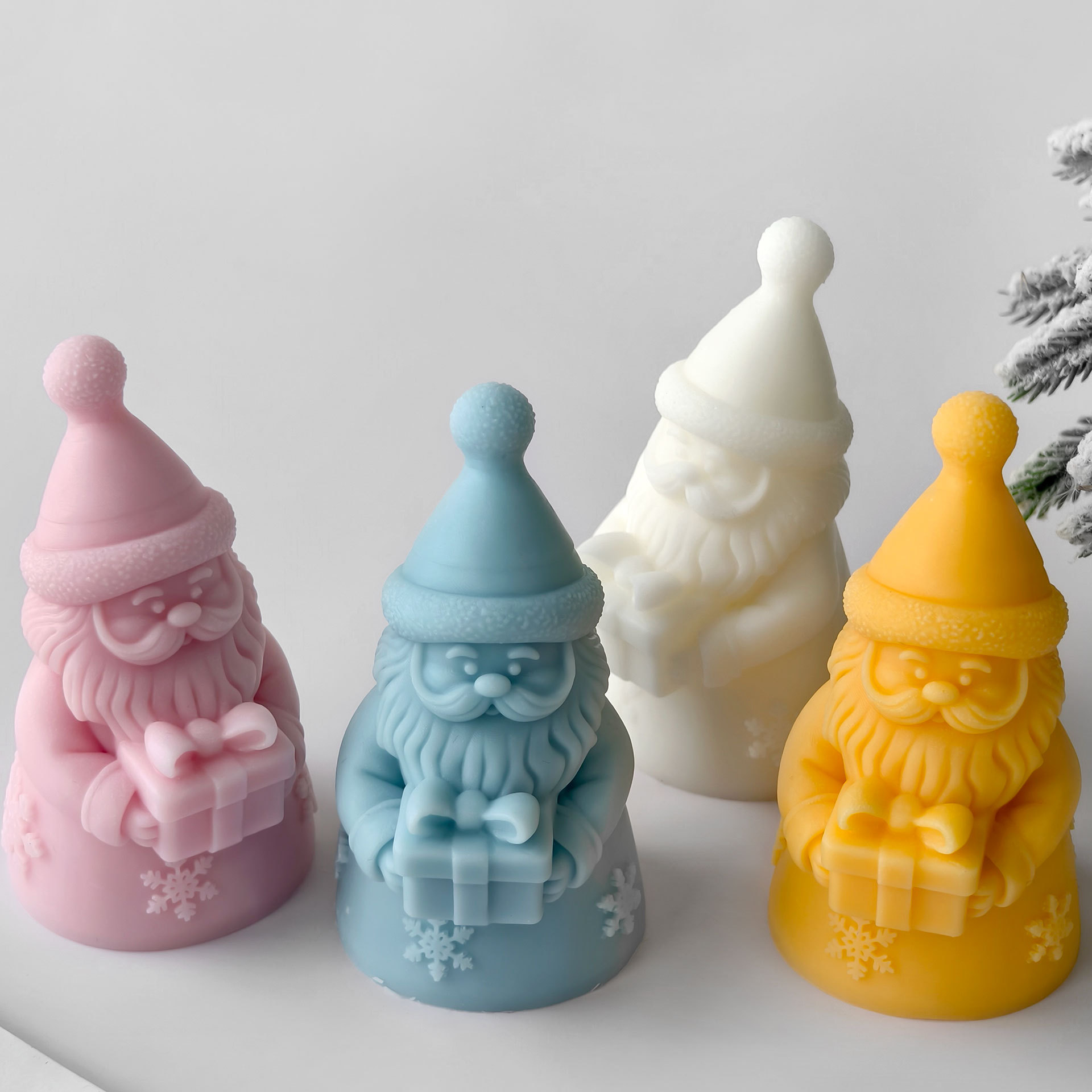 Kerstman Geschenkdoos Silicone - Candle Making Soy Wax recensie en prijs