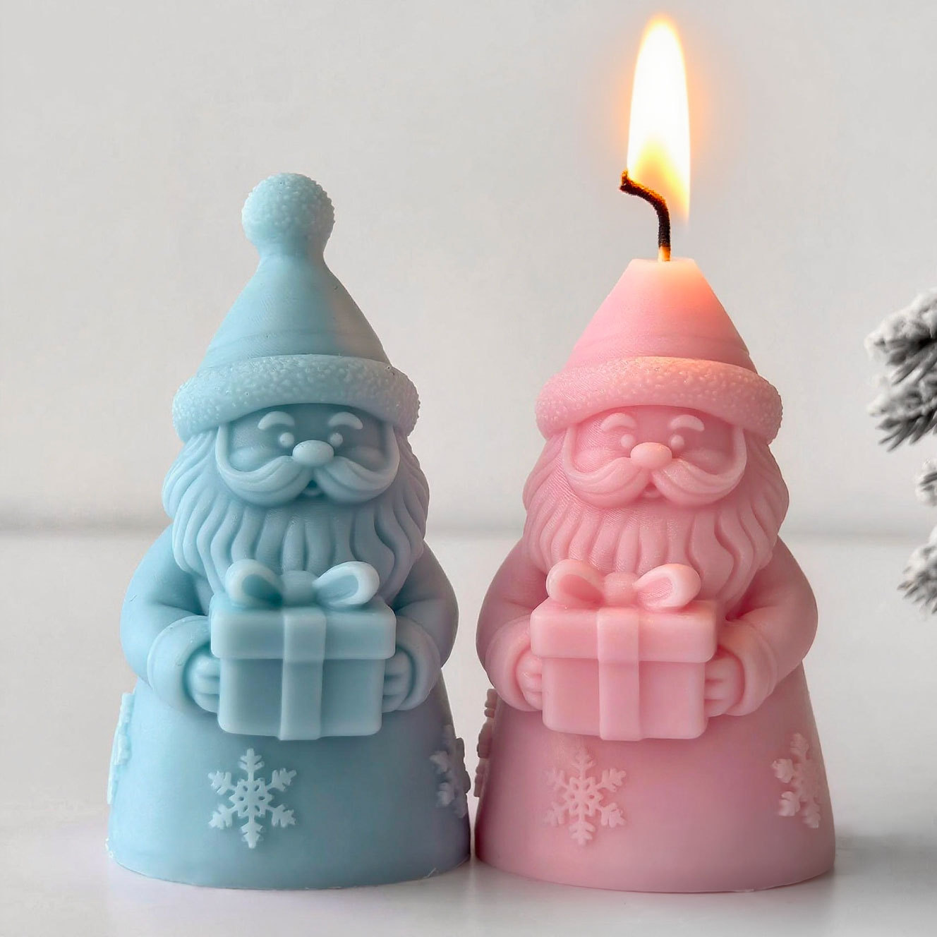 Kerstman Geschenkdoos Silicone - Candle Making Soy Wax recensie en prijs