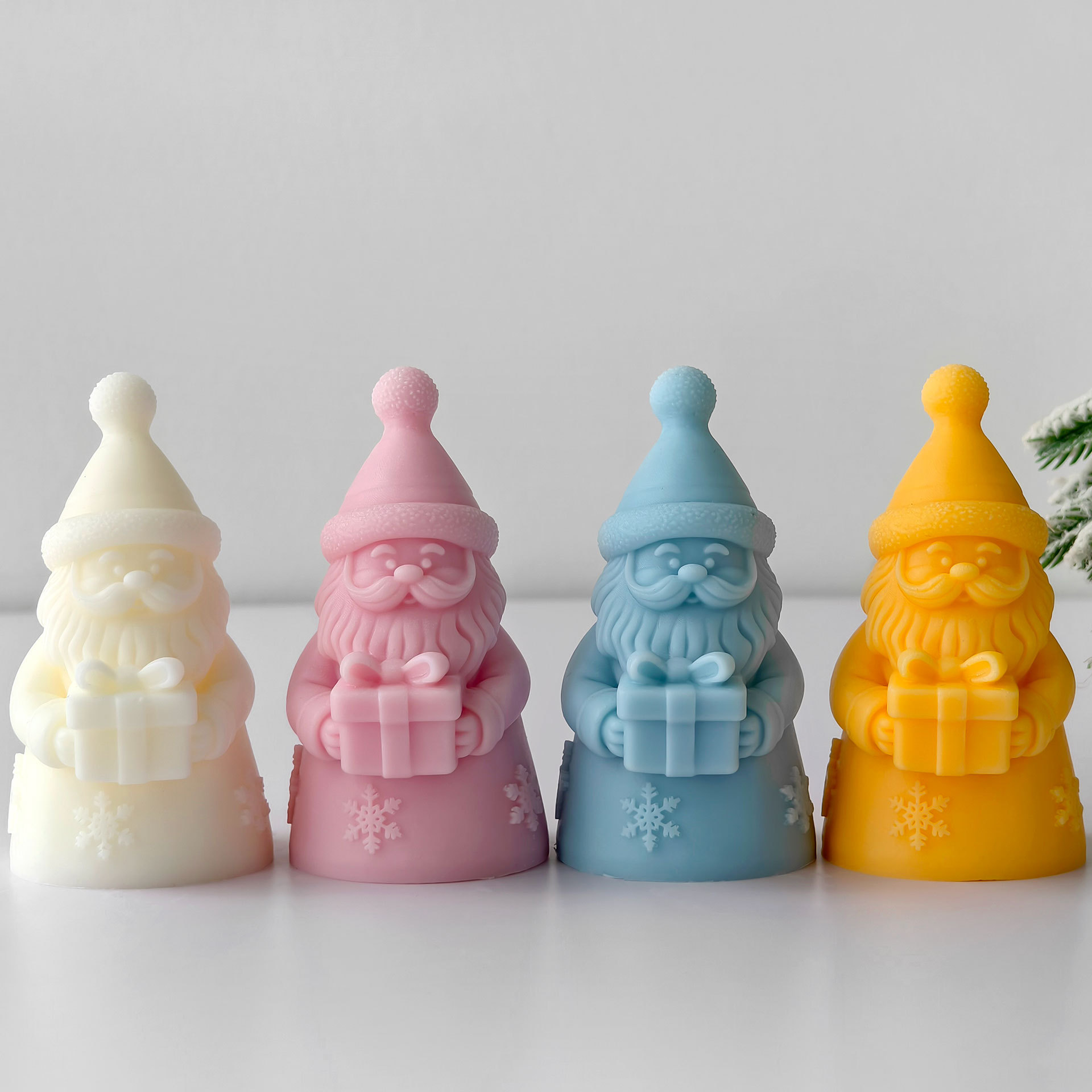 Kerstman Geschenkdoos Silicone - Candle Making Soy Wax recensie en prijs
