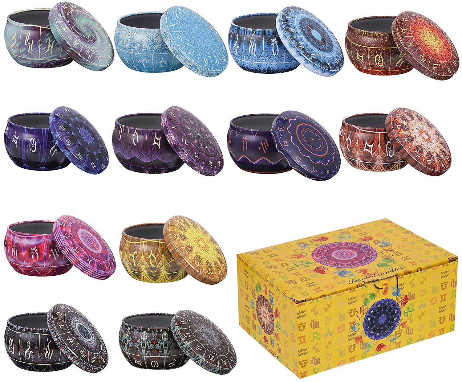 12-pack kaarsenblikken ronde k - Candle Making Jars With Lids recensie en prijs