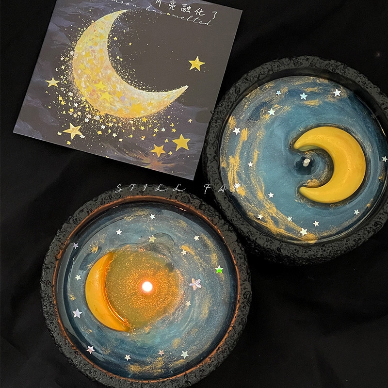 Smeltende Maan Geurende Kaars  - Candle Making Soy Wax recensie en prijs