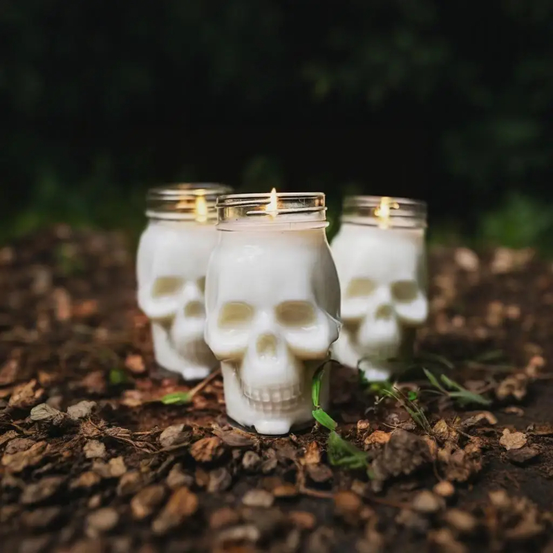 6-pack Halloween transparante  - Candle Making Jars With Lids recensie en prijs