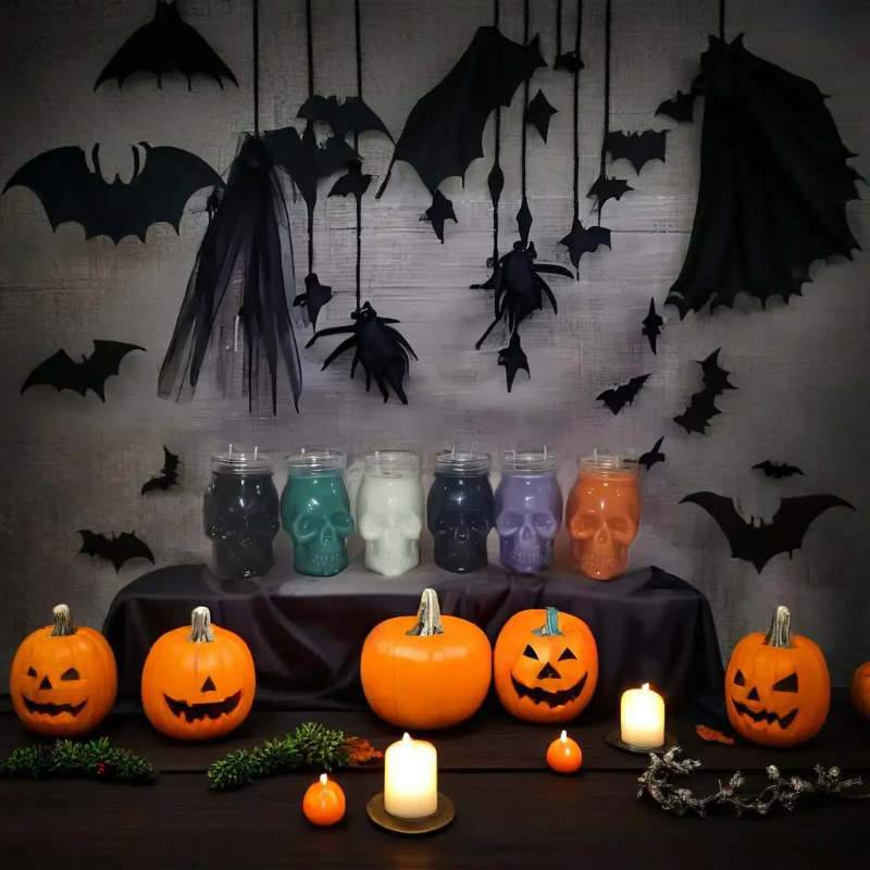 6-pack Halloween transparante  - Candle Making Jars With Lids recensie en prijs