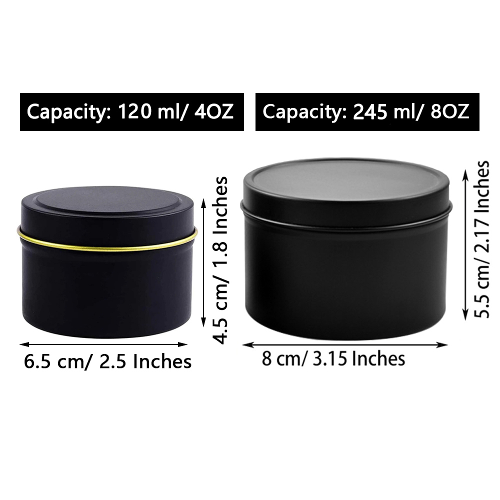 4oz/8oz Kaarsenblikken met dek - Candle Making Jars With Lids recensie en prijs