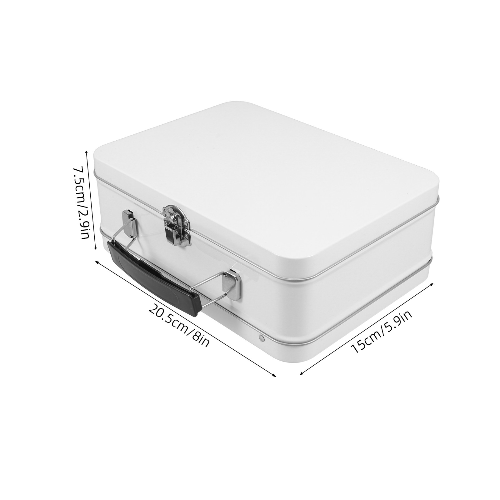 Blikken lunchbox retro metalen - Tin Container Lid recensie en prijs