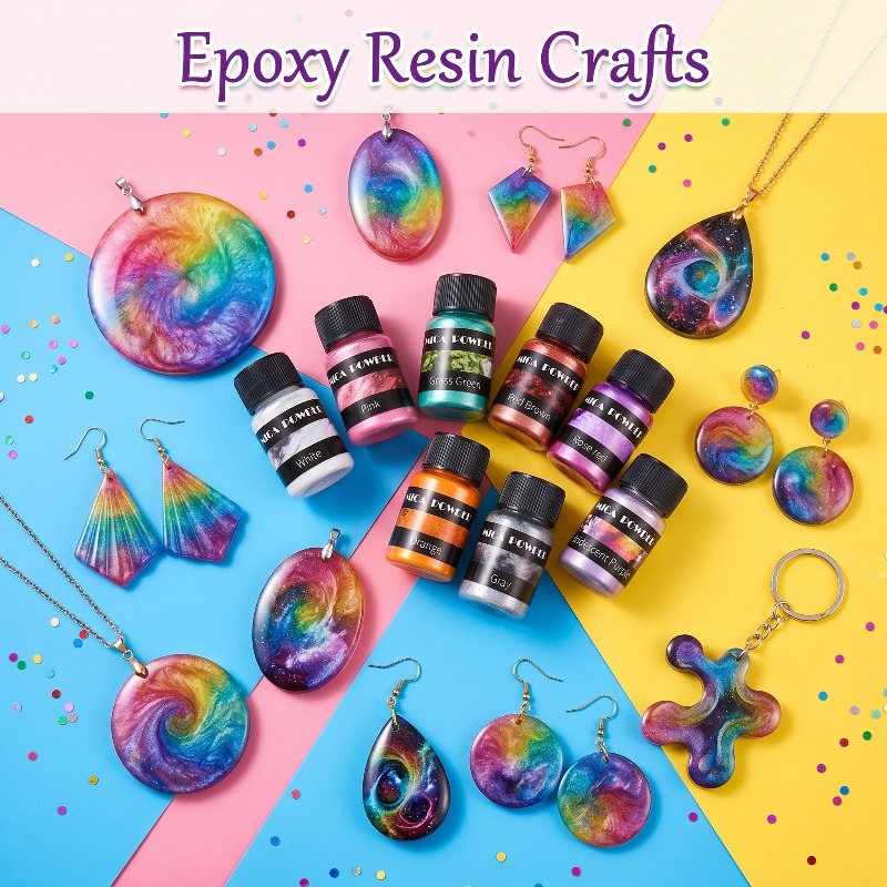 2/24 kleuren metaalpigmentpoed - Candle Making Diy Kit recensie en prijs