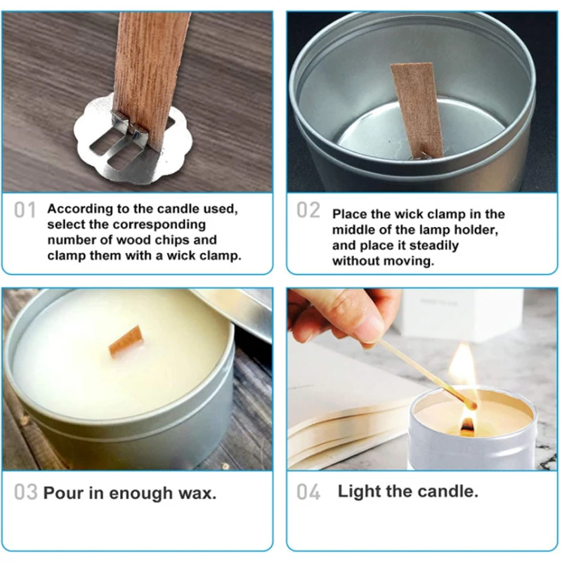 10Sets Houten Kaarsen Van Topk - Candle Making Homewood recensie en prijs