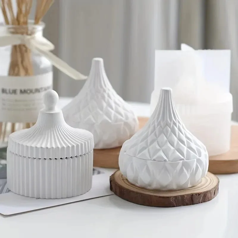 2 stuks siliconen kaarsenpotvo - Candle Making Jars With Lids recensie en prijs