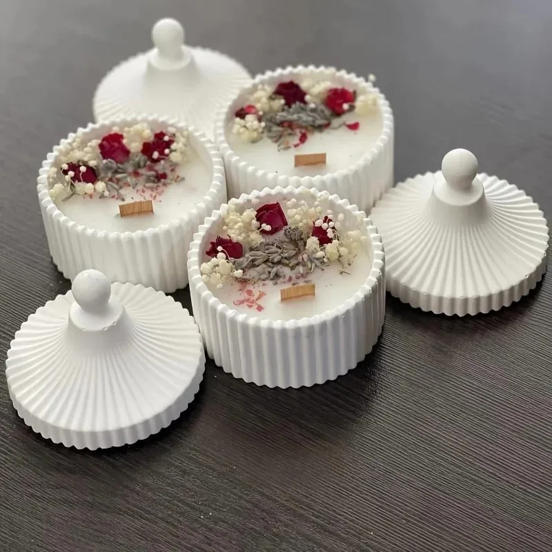 2 stuks siliconen kaarsenpotvo - Candle Making Jars With Lids recensie en prijs