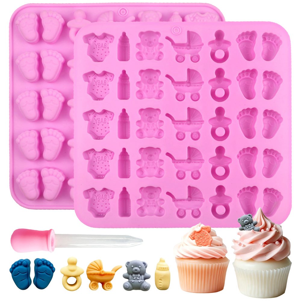 2-delige siliconen malset, 35- - Candle Making Soy Wax recensie en prijs