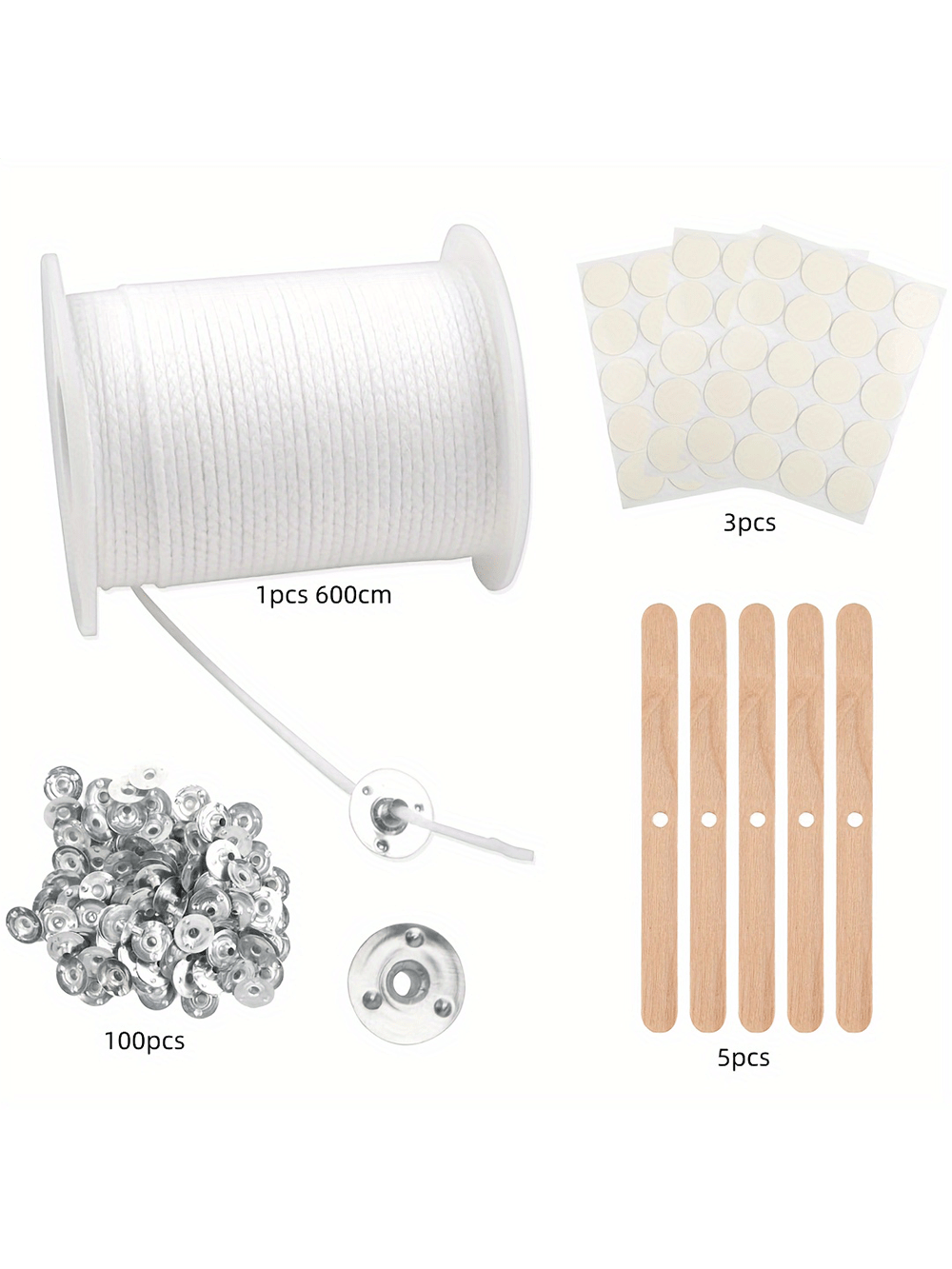 60 meter lange kaarslont - Kaa - Candle Making Instructions recensie en prijs