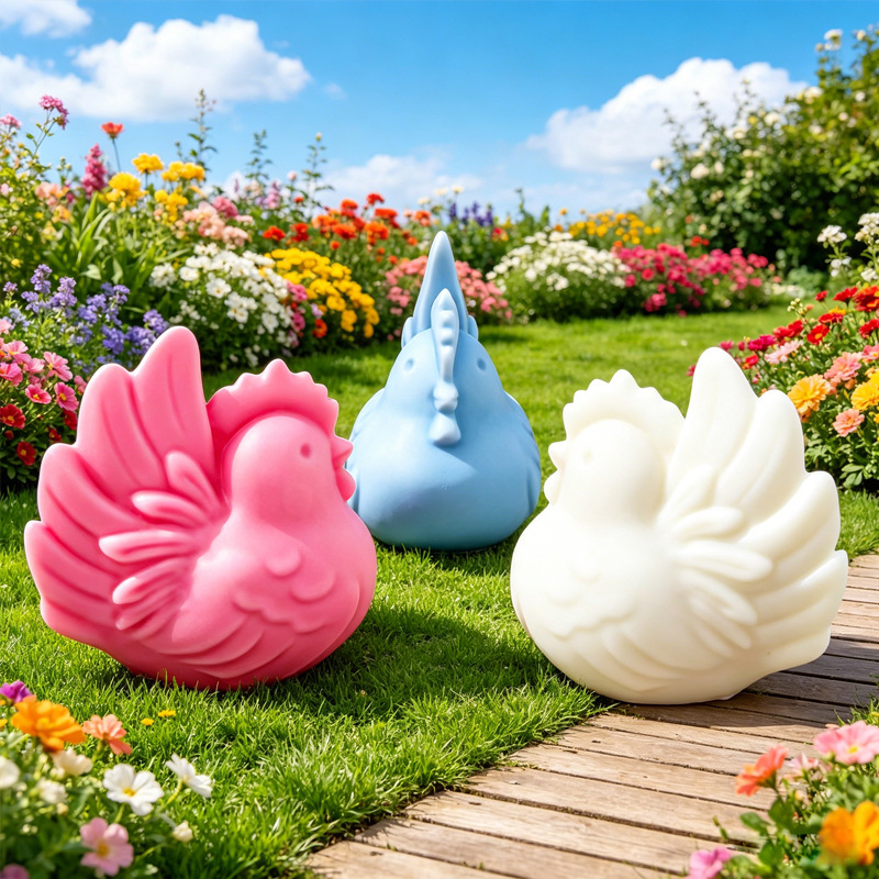 Cartoon kip siliconen kaarsvor - Candle Making Soy Wax recensie en prijs