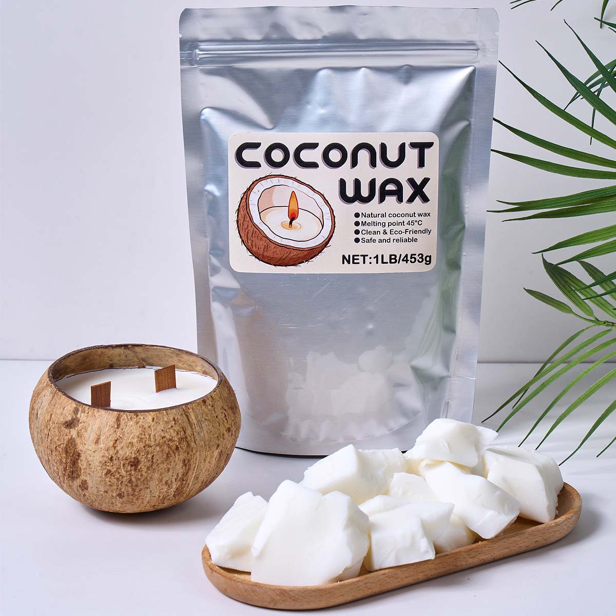 1LB Witte Kokoswas Natuurlijke - Coconut Wax Flake recensie en prijs